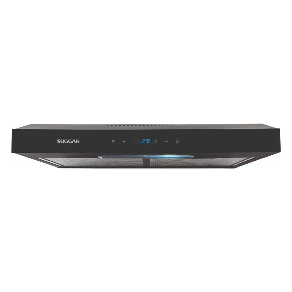 Depurador E Exaustor De Ar Suggar Slim Touch 80cm 3 Velocidades Preto