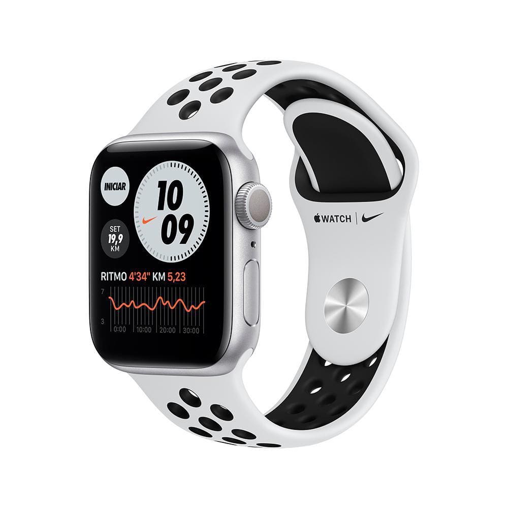 Apple Watch SE (GPS + Cellular, 44mm) - Caixa de alumínio cinza-espacial -  Pulseira esportiva Preto