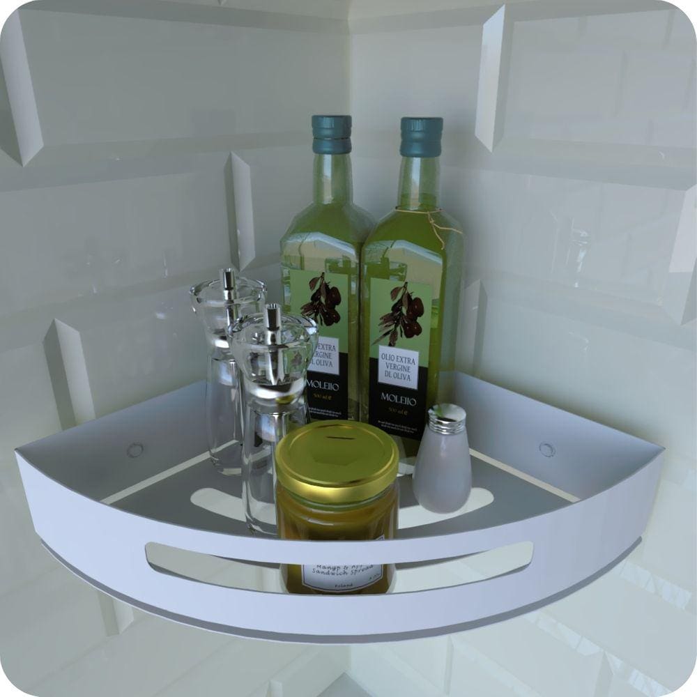 Porta Temperos e Condimentos de Parede Branco Multiuso
