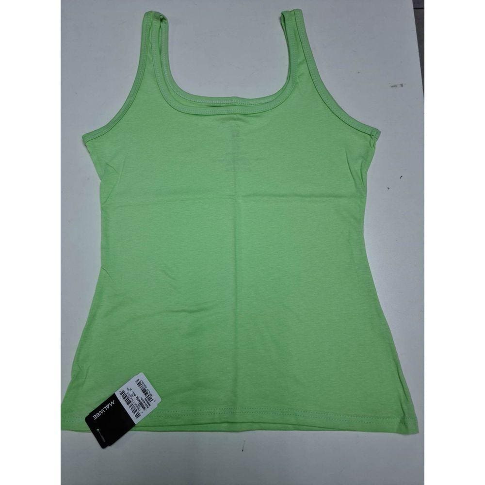 Blusa Regata Feminina Básica Adulto, Algodão, Malwee 4494.