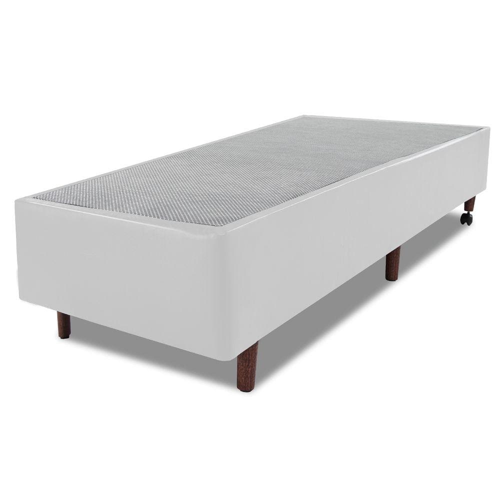 Base Para Box Sommier Solteiro 88x188x36cm Courvin Branco