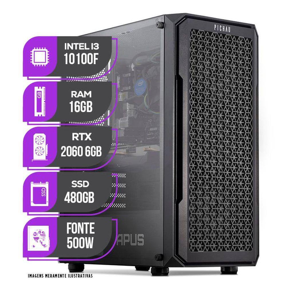 Pc gamer com placa video rtx 2060 concorra a 1m de reais