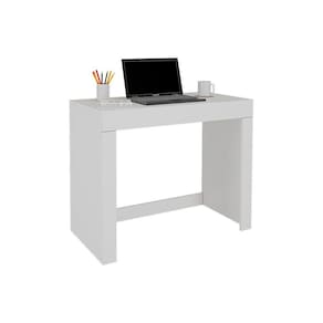 Mesa Notebook Escritório Cléo c/ 1 Gaveta Branco - Permóbili