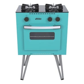 Fogao 2 Bocas Venax Mini Cook Verde Gas Glp