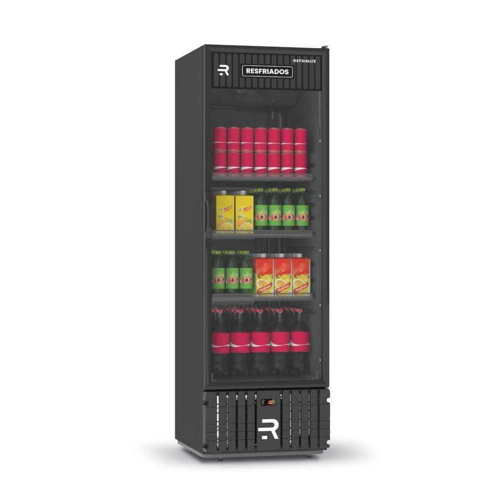 Visa Cooler Multiuso 570L Porta de Vidro Preto VCM570PV 220V - Refrimate