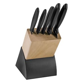 Jogo De Facas Tramontina Inox Plenus Kit Cepo 6 Peças Preto