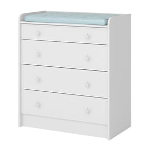 Cômoda Infantil Doce Sonho 2523 Qmovi Branco