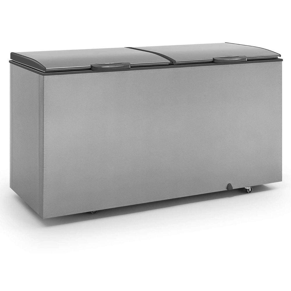Conservador Horizontal Tampa Balanceada 220V Skin Gelopar Cinza