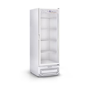 Refrigerador Vertical Porta Vidro Aquecida 573 Litros Gelopar Branca