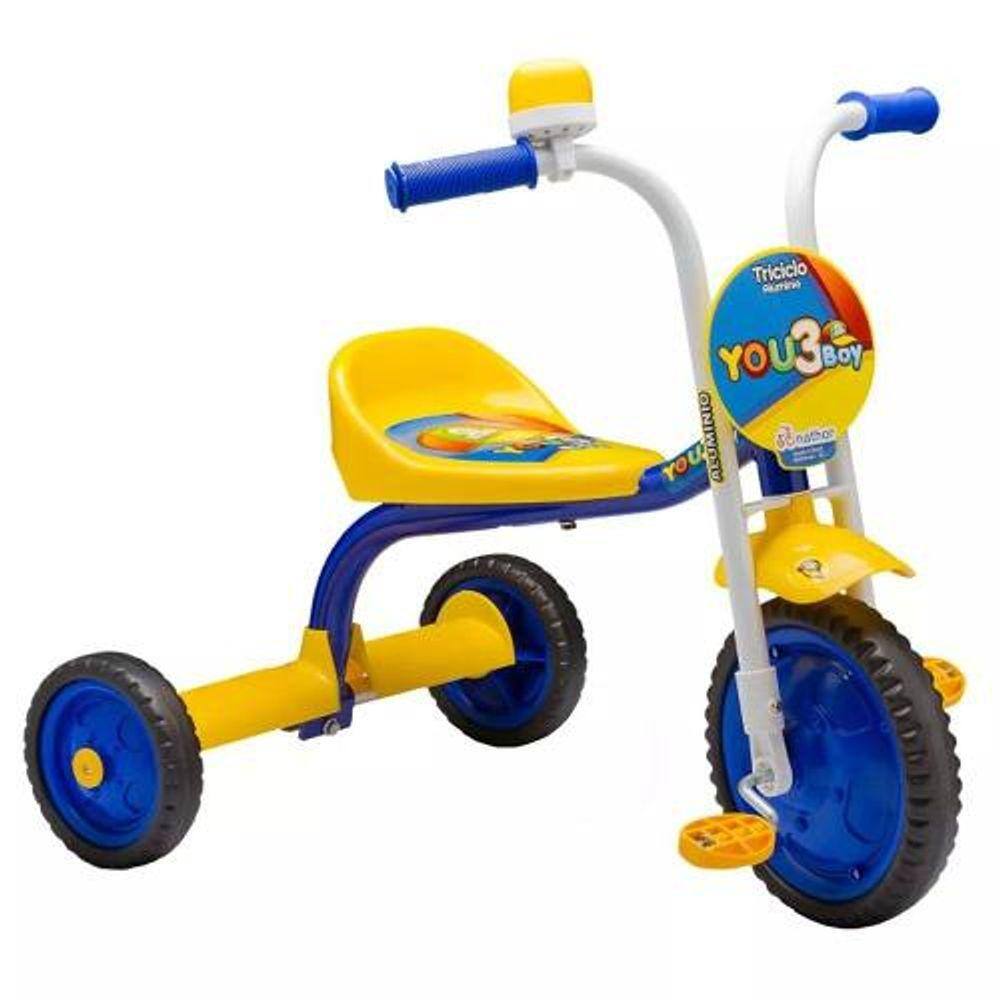 Motoca Menino Triciclo Infantil C/ Empurrador Totokinha - R$ 239,99