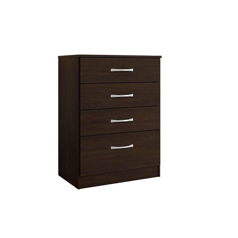 Cômoda Infantil Astral 4 Gavetas Ébano - Demóbile