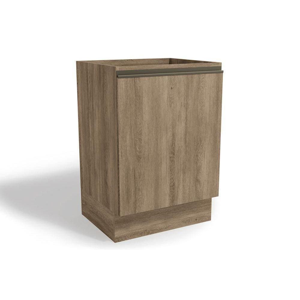 Gabinete de Cozinha Modulado Maxxi G742 c/ 1 Porta s/ Tampo Nogal - Kappesberg