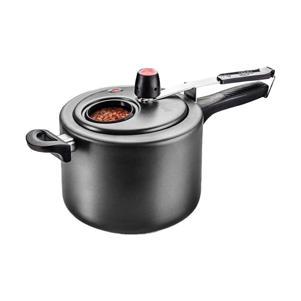 Panela De Pressão 4,5L Antiaderente Superflon Com Visor De Vidro- MTA