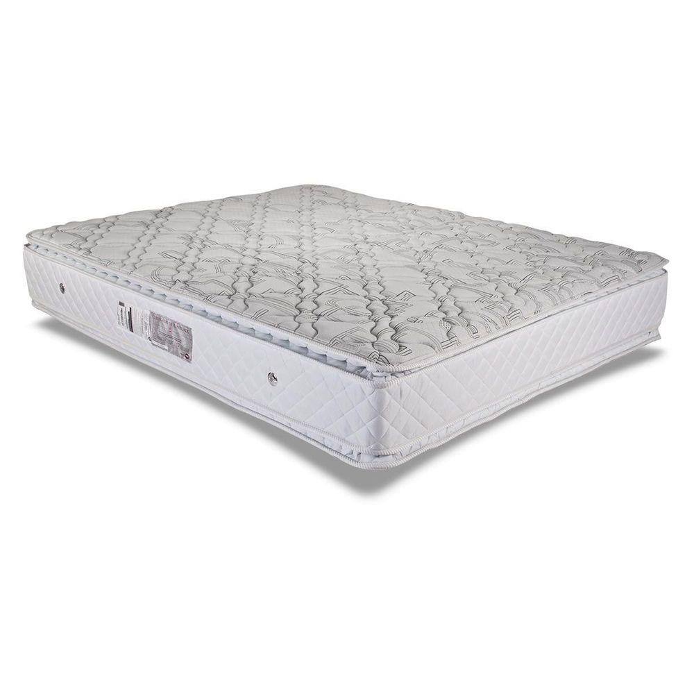 Colchão King Molas MasterPocket Ensacadas Satisfaction Plus Pillow Top White (193x203x30) - Luckspuma