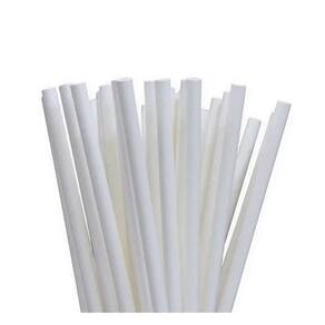 Canudos de Papel | Biodegradáveis | 100 Unidades