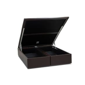 Cama Box Baú Universal Queen  Courano Brown (158x198x35) - Ortobom