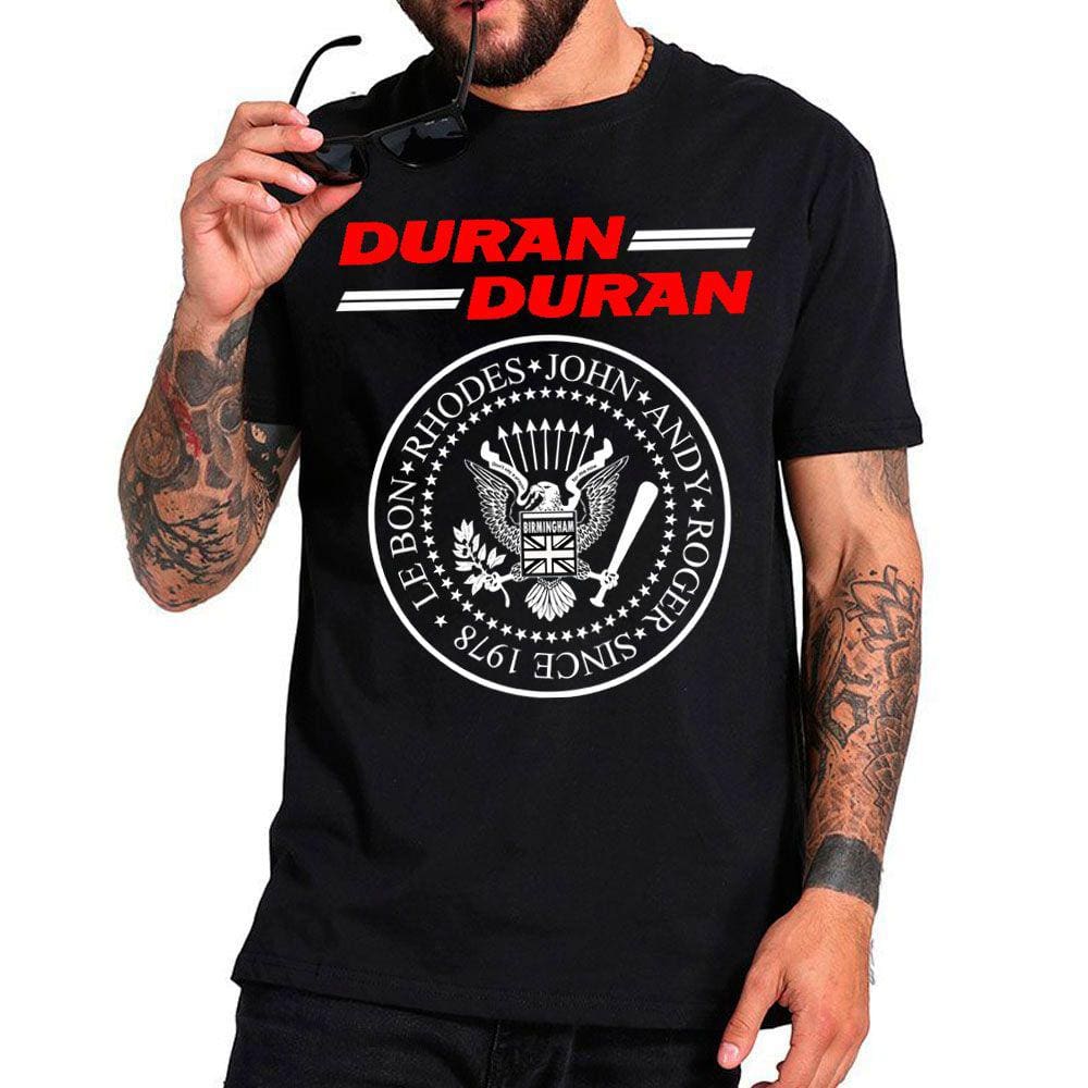 Camiseta camisa Duran Duran, rock new wave anos 80, exclusiva unissex