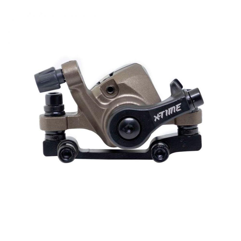 Pinça de Freio Traseiro a Disco Mecânico RM2 Pastilhas 160mm X-Time
