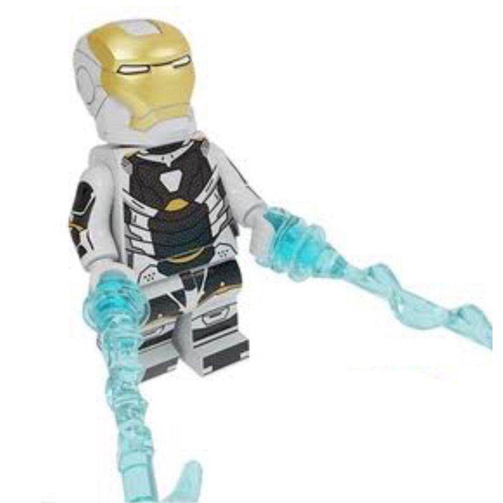Boneco Blocos De Montar Homem De Ferro Mark 39 Propulsão