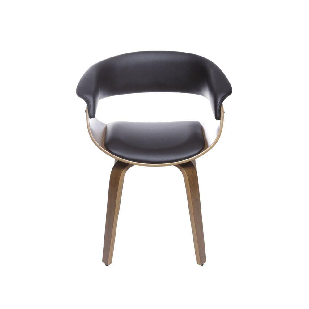 Cadeira Em Madeira Elba OR Design Café/Marrom