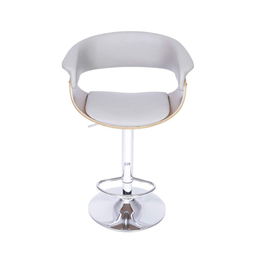 Banqueta Elba OR Design Cinza/Marrom