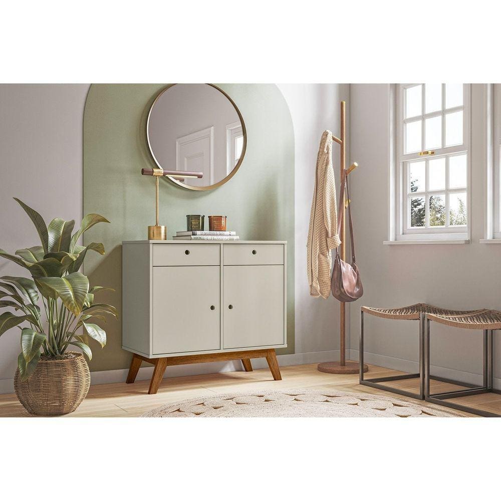 Aparador 2 Portas 2 Gavetas Retro Windsor 90 Olivar Off White