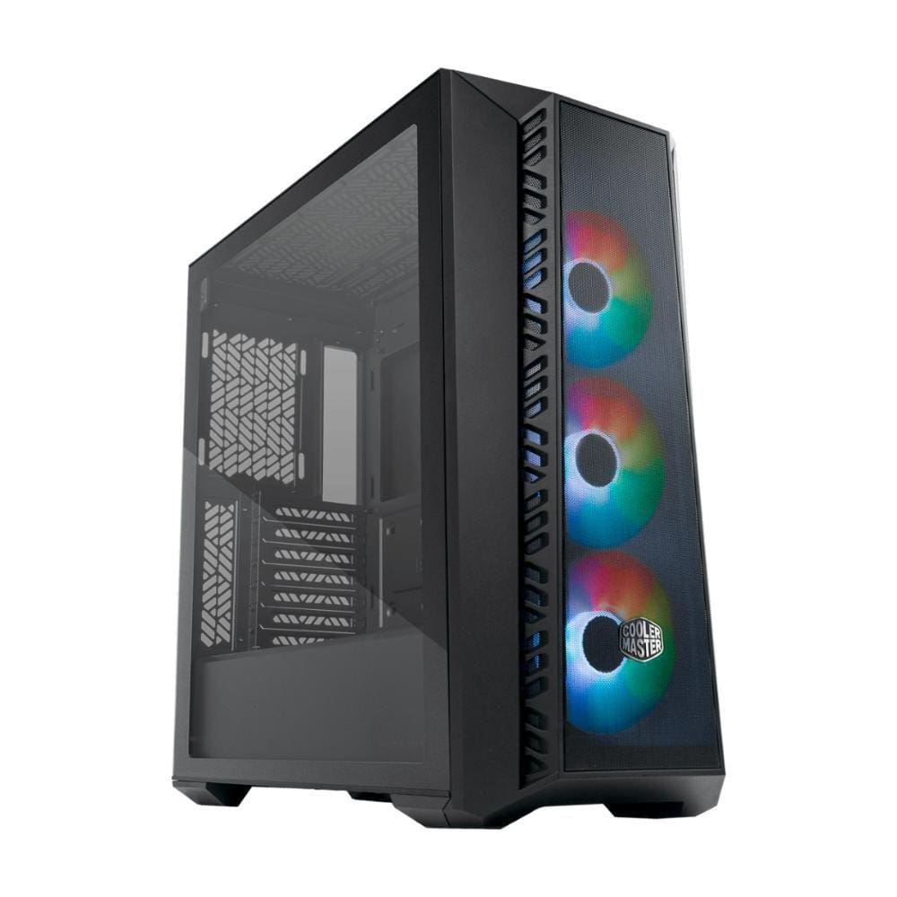 Gabinete Cooler Master Masterbox 520 Mesh - Lateral em Vidro - 3 Coolers ARGB Inclusos - Preto