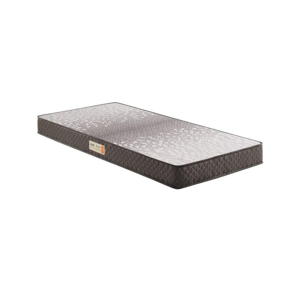 Colchão Solteiro Ecoflex Espuma D28 Ecoline Liso 88x188x12cm Marrom