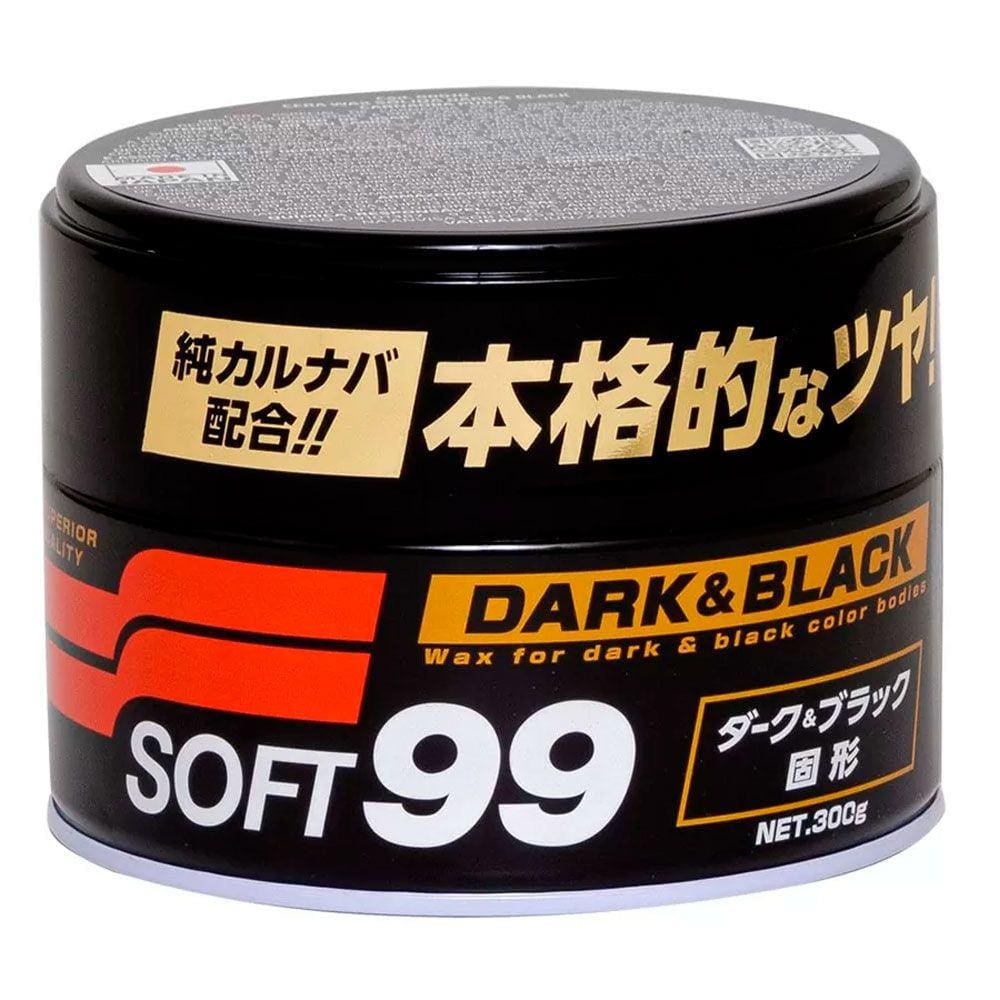 Cera de Carnaúba para Carros Pretos Dark and Black 300g Soft99