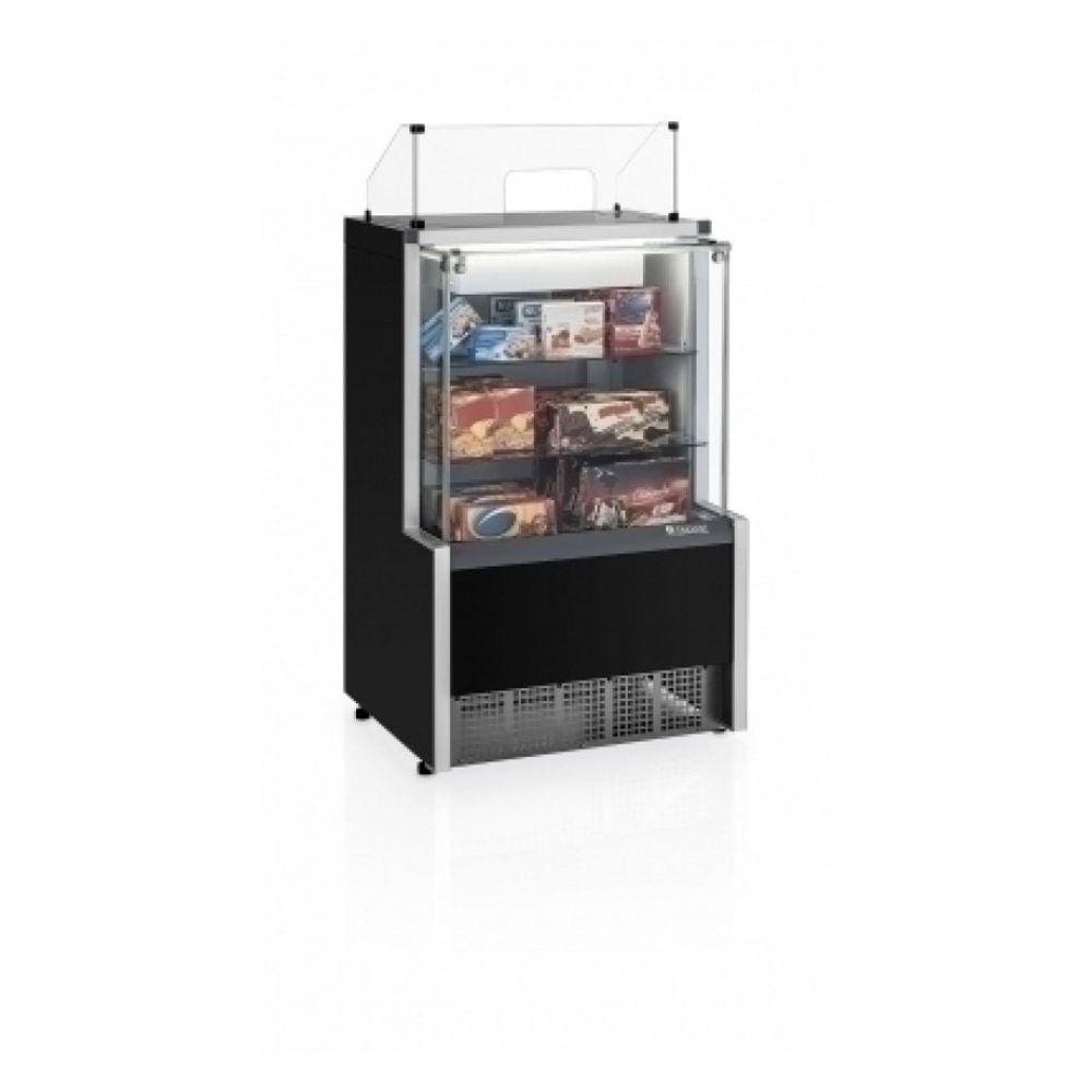 Vitrine neutra caixa Gelopar 0,75cm  - MPXA-075R PRETO