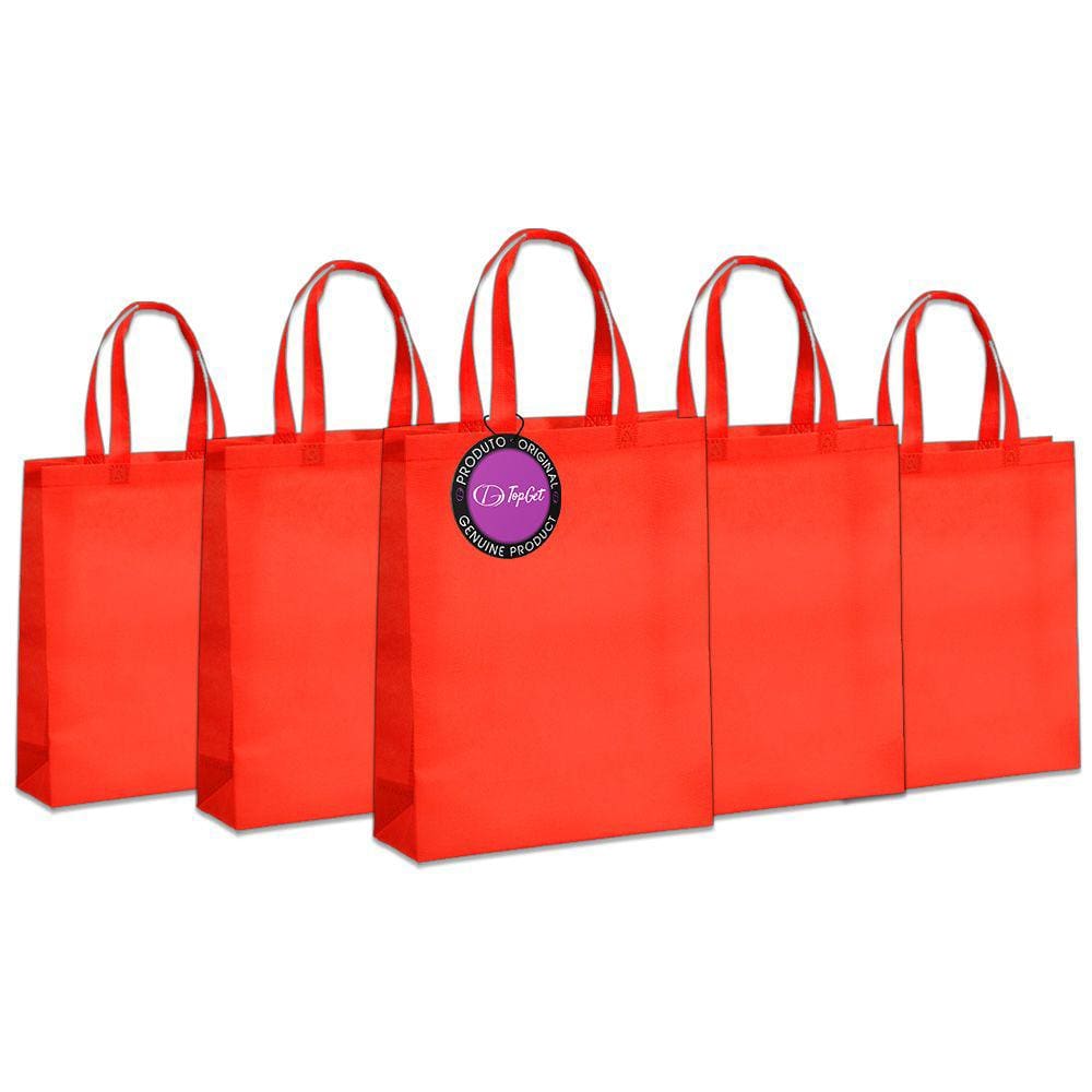 Kit 5x Sacolas em TNT Premium Selada Strong TopGet