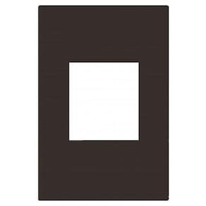 Placa P/2 Mod.Juntos Com Suporte 4X2 - Recta Chocolate Satin