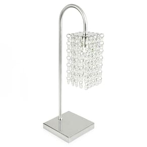 Abajur Clearcrillic Cristal Acrílico Quadrado Escovado