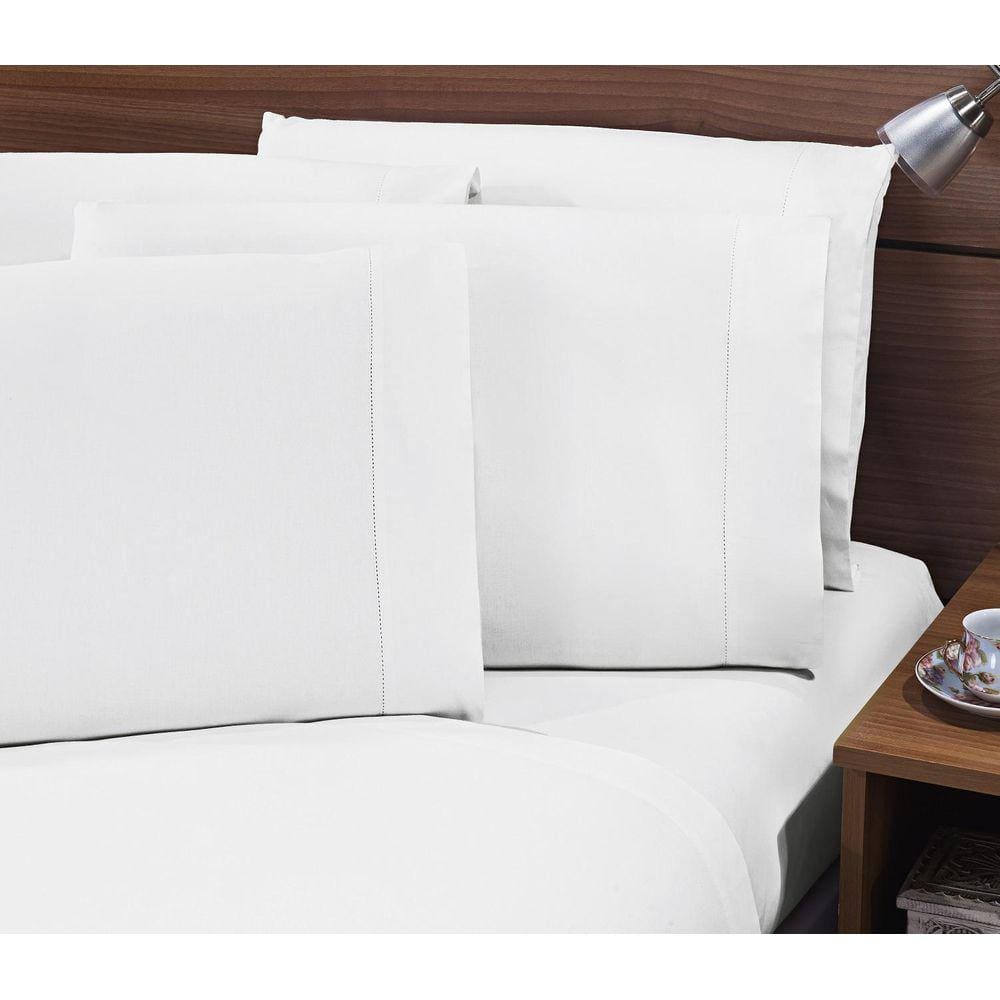 Fronha 200 Fios 100%Algodão Com Ponto Ajour Privilege Branco