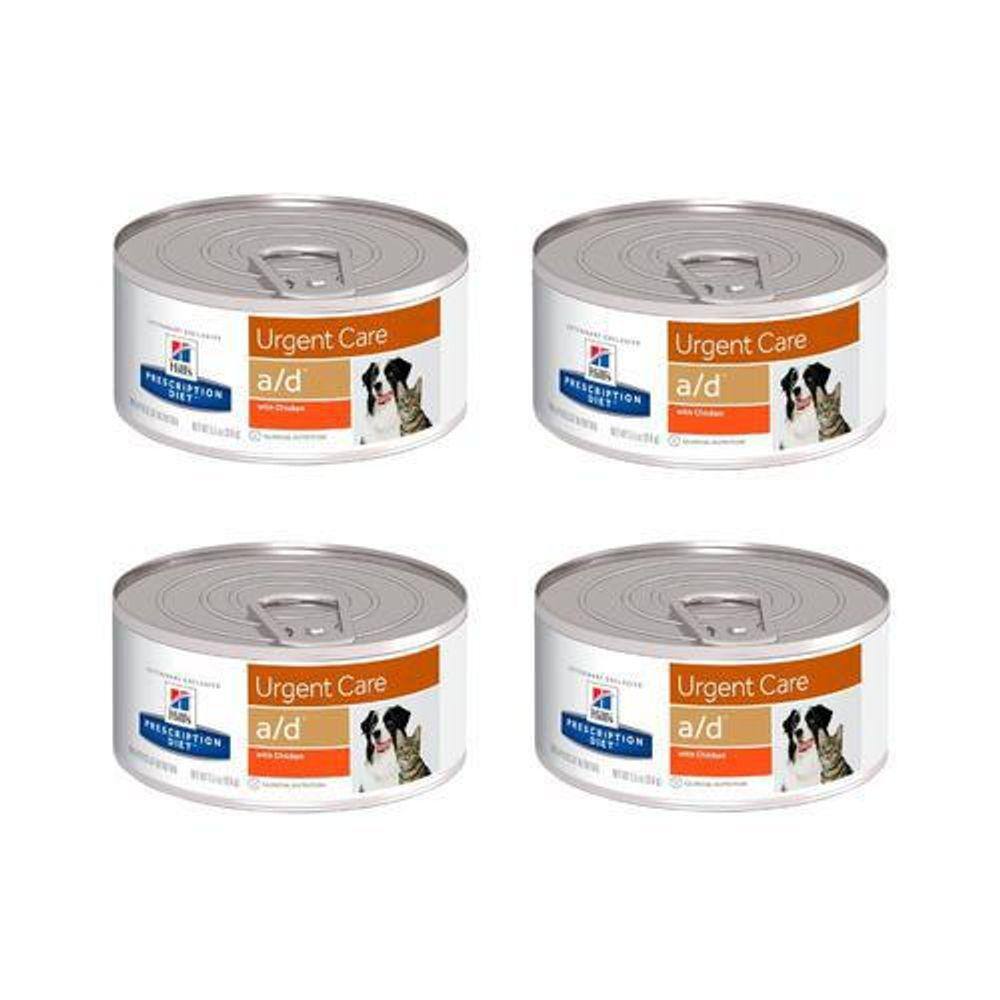 Ração Hills Canine A/D Lata Kit Com 4 Unidaes