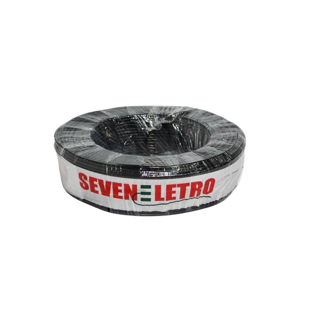 Fio Cabo Flexivel 4 Mm - 10 Metros/ Preto - Seven Eletro