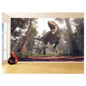 Papel De Parede 3D Animais Dinossauro Jurassic 3,5M Anm431