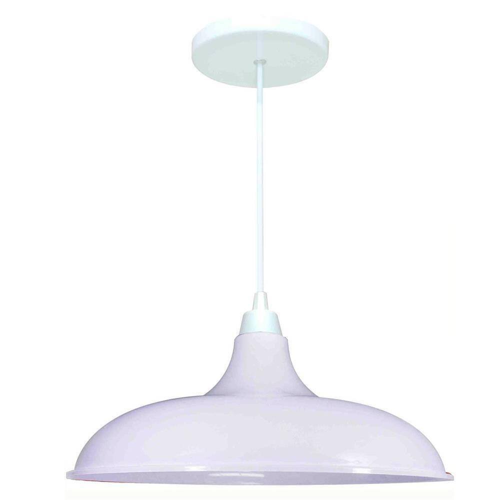Pendente Prato Em Poliestireno 16X32Cm Branco