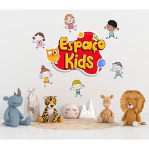 Adesivo De Parede Para Espaço Kids Escolas E Brinquedoteca