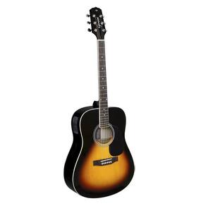 Violao Folk Giannini Gd1 Eq Vsbs Vintage Sunburst Satin