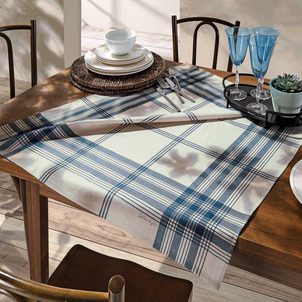 Toalha Centro De Mesa Quadrada Natalino & Estampado Estampas