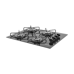 Fogão de Mesa Cooktop 4 bocas Vidro Preto à gás - Suggar FG4004AVP