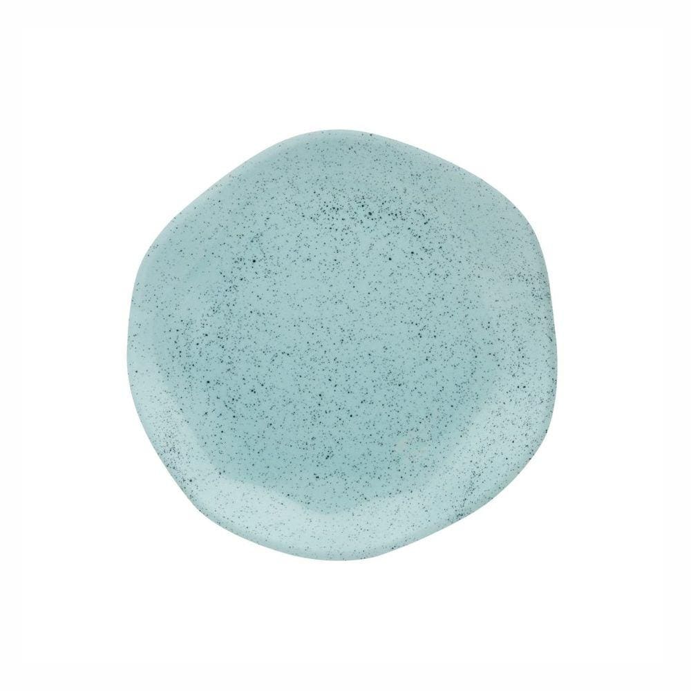 Jogo De Pratos Sobremesa Em Porcelana Ryo Com 6 Peças 21,5cm Oxford Blue Bay