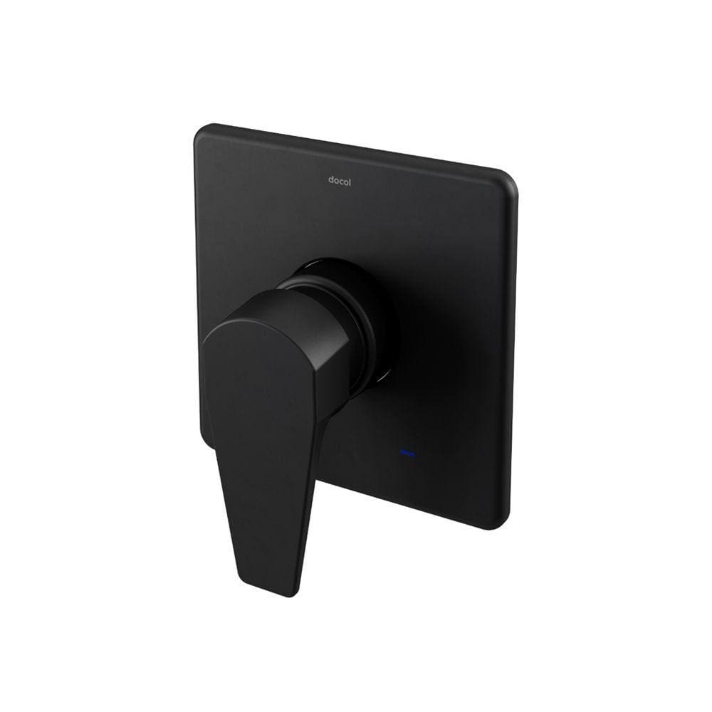 Acabamento Monocomando para Chuveiro e Ducha Higiênica Docol Lift 8049CE 1/2" Ônix