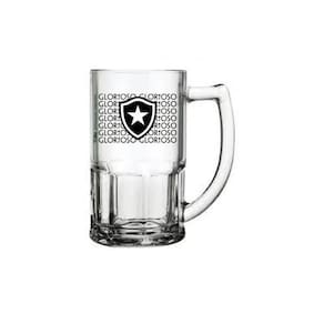 Caneca De Vidro Chopp Cerveja 340Ml Botafogo Licenciado