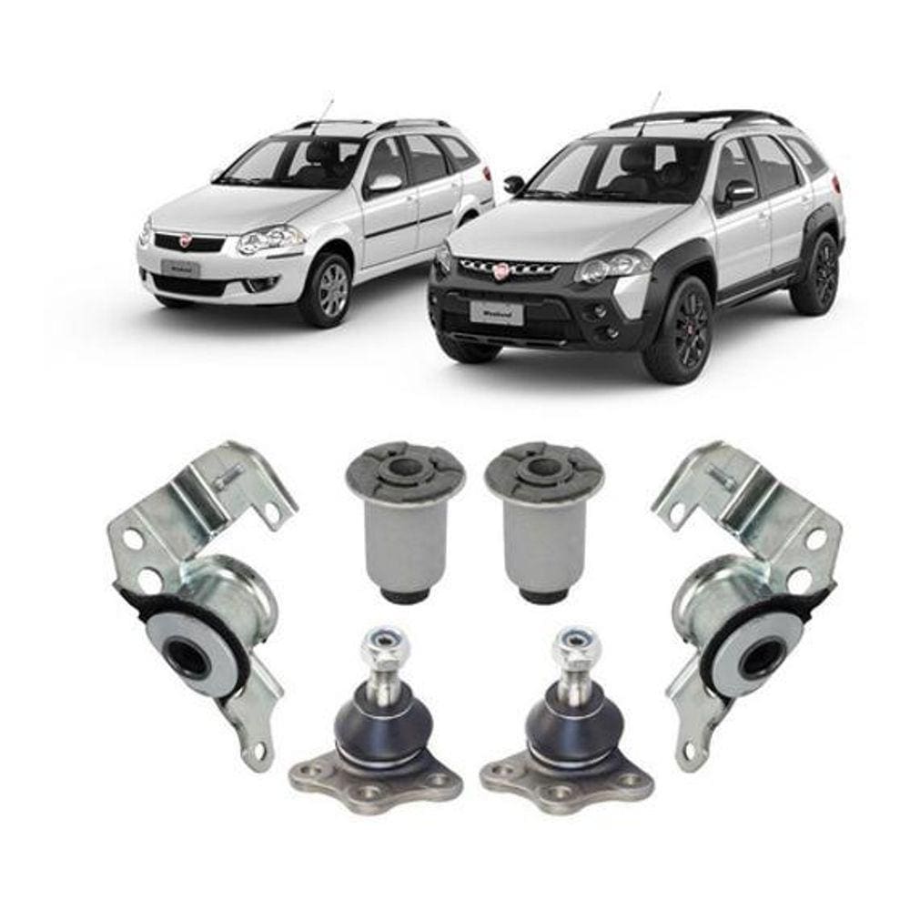 Bucha + Pivo Bandeja Dianteira Palio Weekend 2003 20005