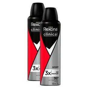 Kit 2 Desodorantes Rexona Men Antitranspirante Aerossol Xtra Cool 150ml