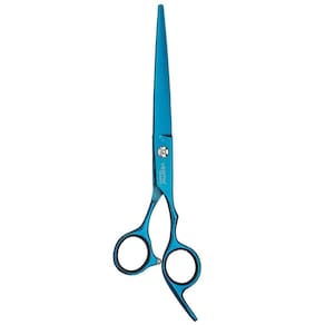 Tesoura de Cortar Cabelo Blue Titanium Laser 7,0" Vertix