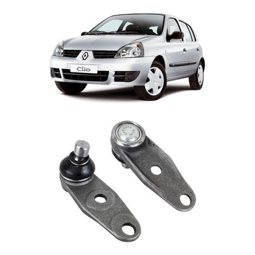 Kit 2 Pivô Bandeja Dianteira Renault Clio 2005 2006 07 2008