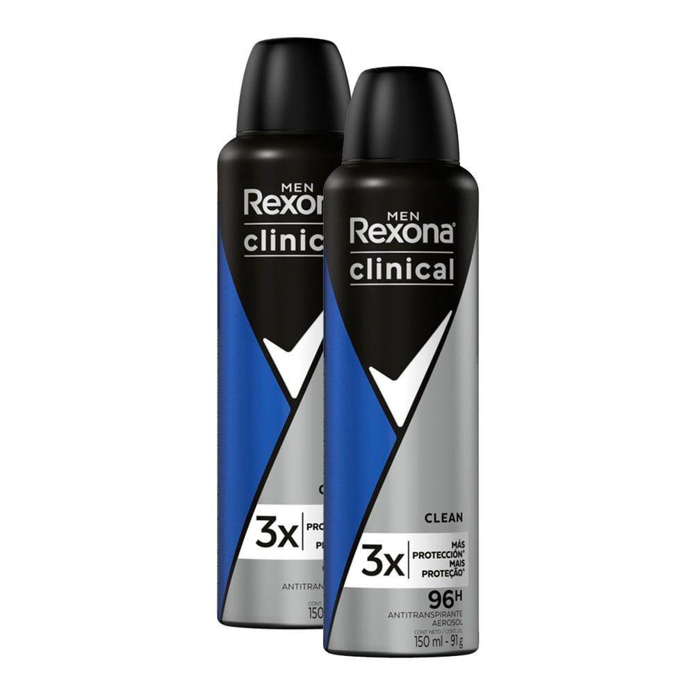 DESOD AER REXONA CLINICAL CLEAN 91G